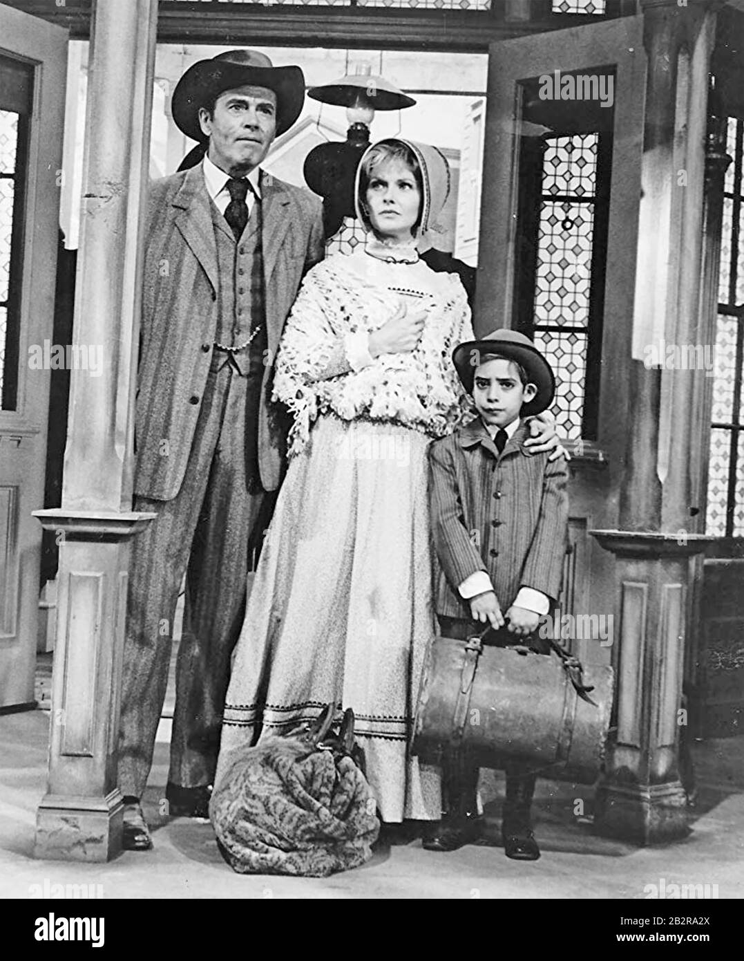 Eine GROSSE HAND FÜR DIE KLEINE LADY 1966 Warner Bros Film mit Henry Fonda und Joanne Woodward Stockfoto