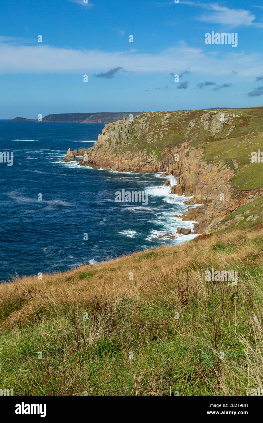 Blick Auf Sennen Cove Stockfoto