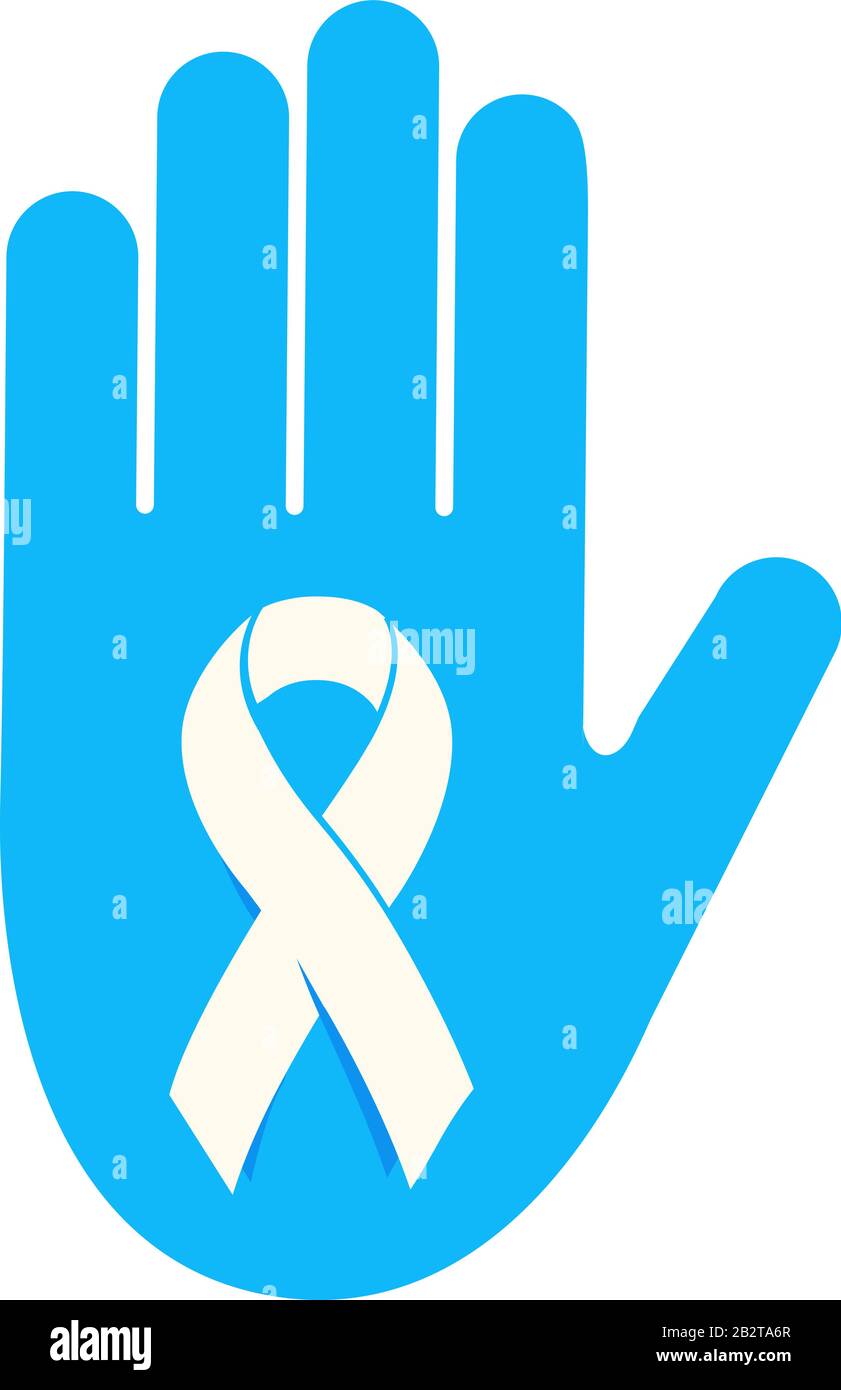 Race Diseare Day. Isoliertes Medic-Vektor-Logo. Blaues Vektorband. Seltene Krankheit. Stock Vektor