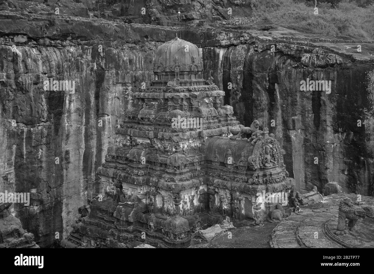 Ellora Caves, Indien Stockfoto