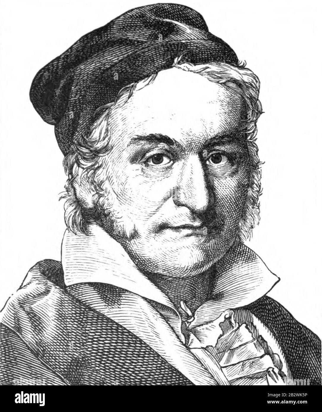 Carl Friedrich Gauß. Stockfoto