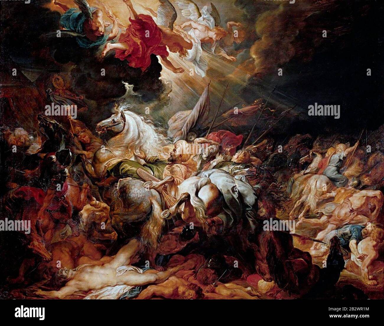 Sennacheribs Niederlage - Peter Paul Rubens Stockfoto