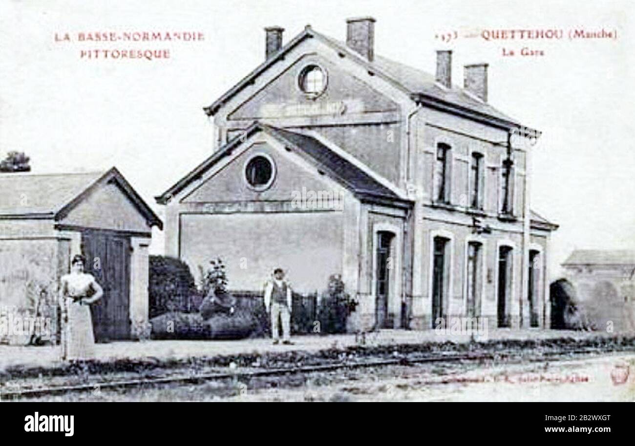 GareQuettehouLeVast1900. Stockfoto