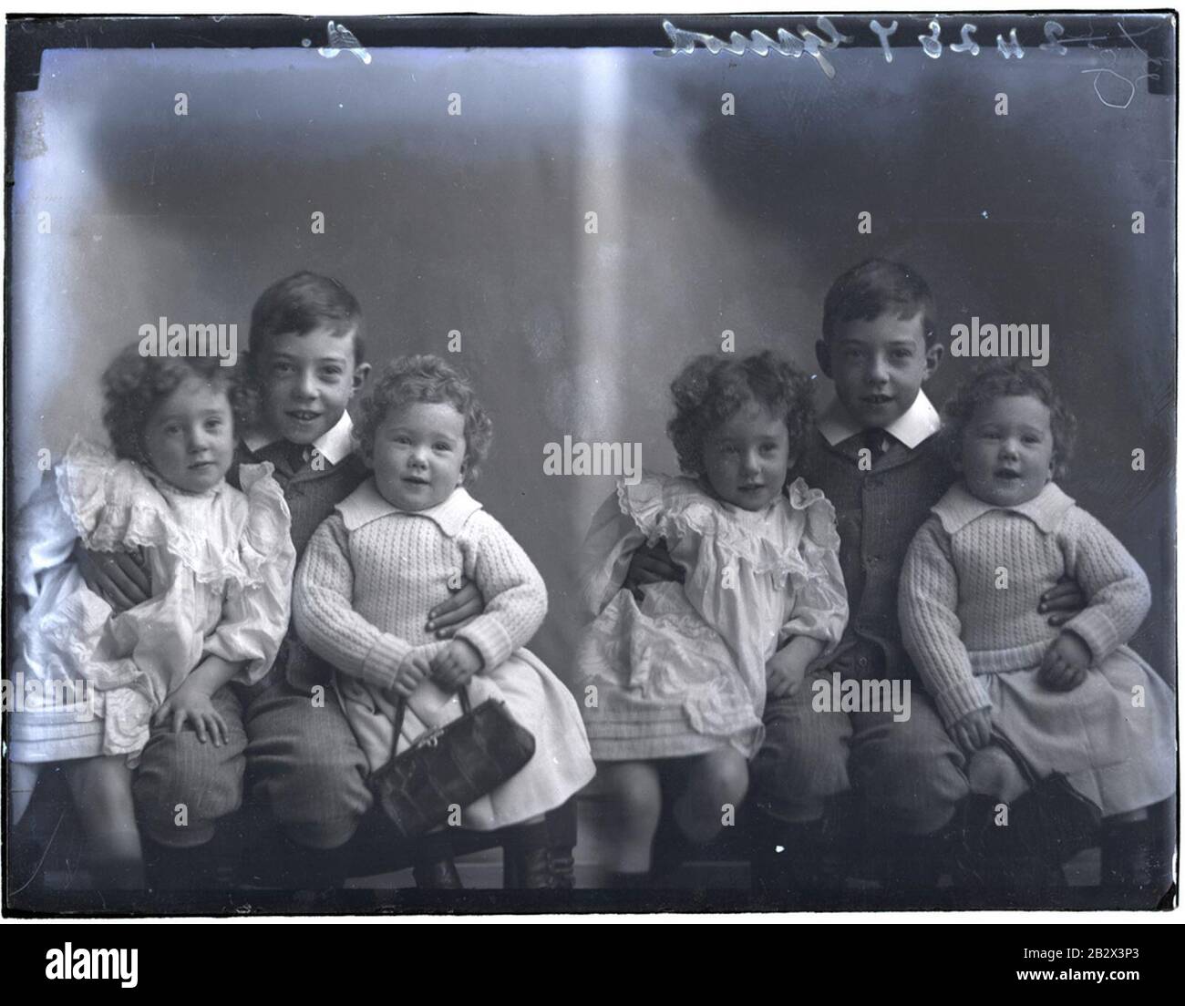 Garrod Children, 5. Dez. 1907 (17064516942). Stockfoto