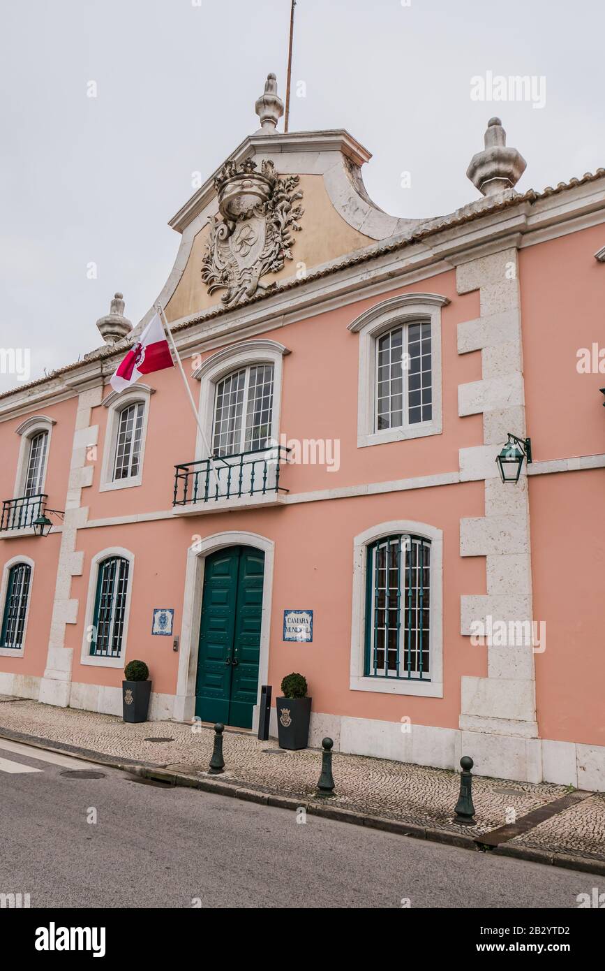 Oeiras Rathaus in Oeiras, Portugal Stockfoto