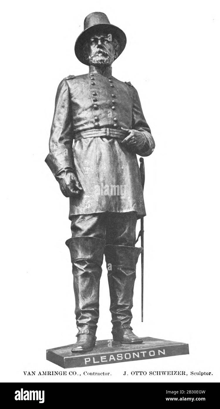 Gen. Pleasonton von J. Otto Schweizer 1913 S.73. Stockfoto