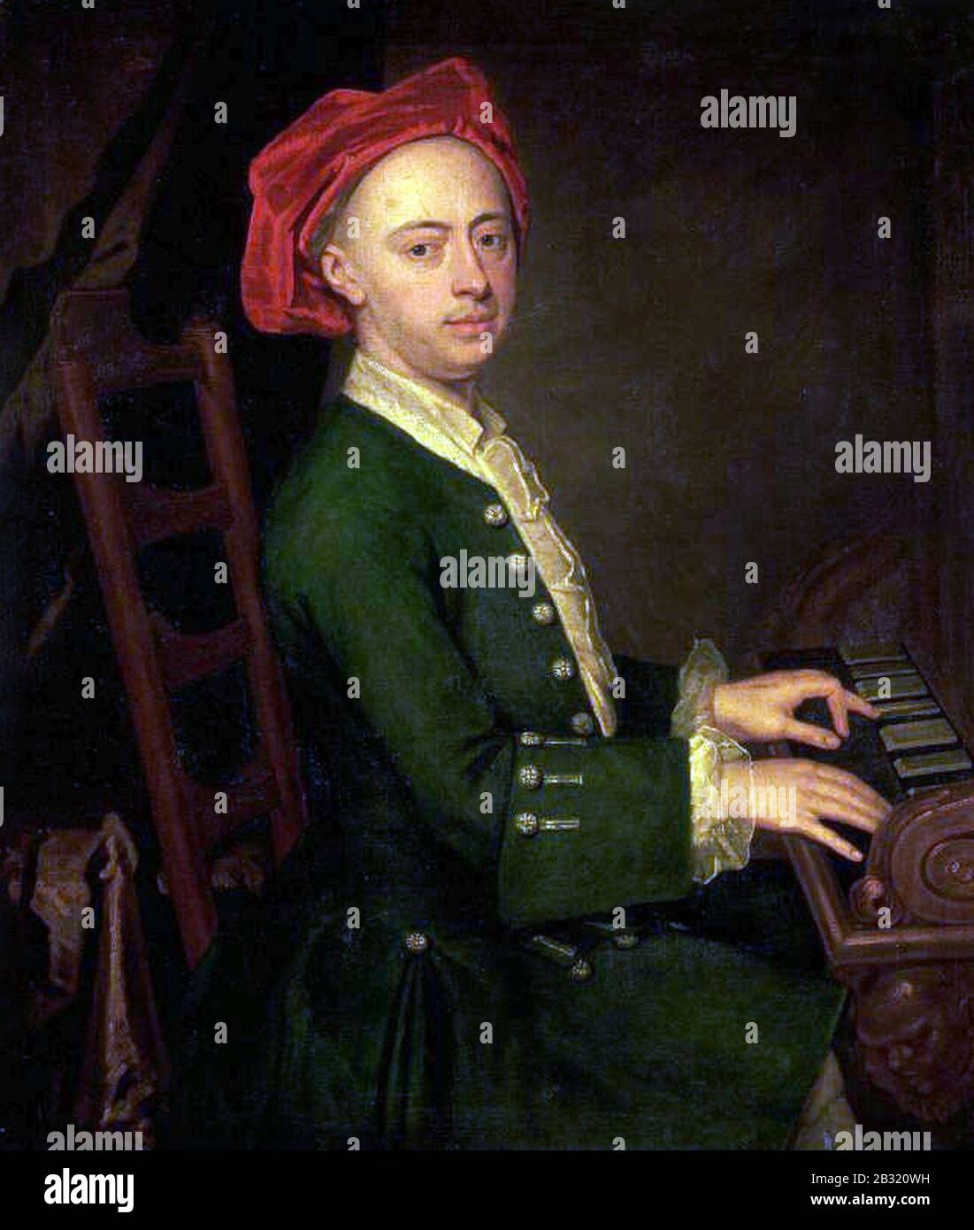 Georg Friedrich Händel 3. Stockfoto