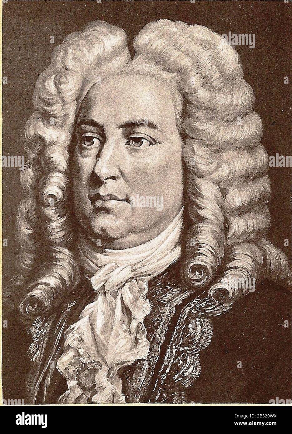 Georg Friedrich Händel (1). Stockfoto