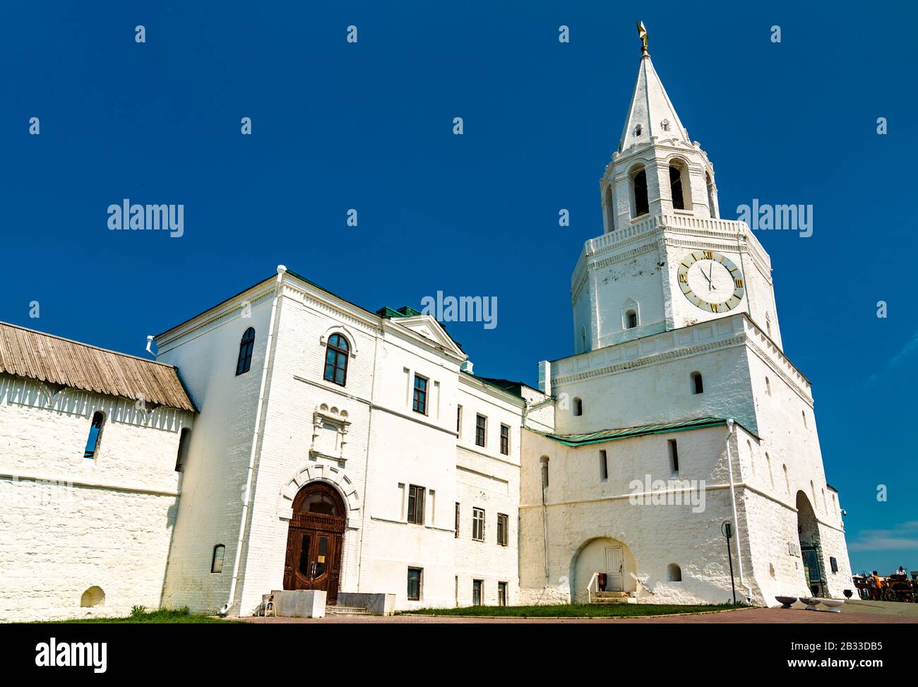 Spasskaja-Turm des Kasaner Kreml in Russland Stockfoto