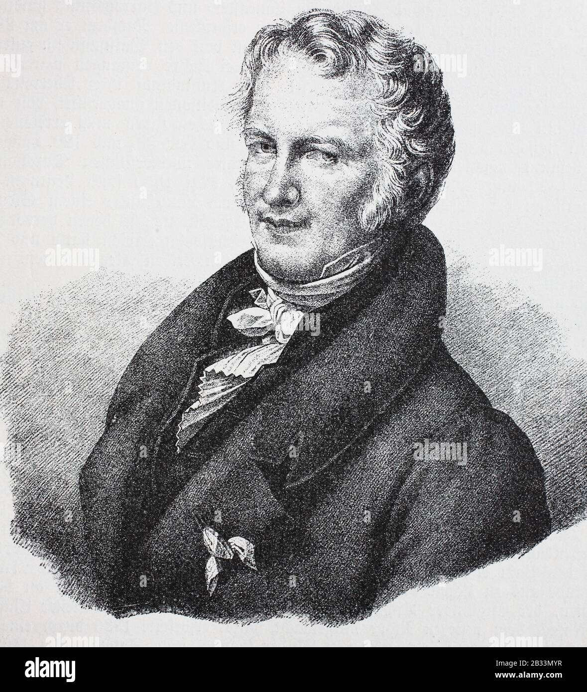 Friedrich Wilhelm Heinrich Alexander von Humboldt (* 14. September 1769 in Berlin; † 6. Mai 1859) war ein preussischer Universalgelehrter, Geograph, Naturforscher, Entdecker und Verfechter Der Romantischen Philosophie und Wissenschaft / Friedrich Wilhelm Heinrich Alexander von Humboldt (14. September 609 - 6. Mai 1859) war ein präußischer Universalgelehrter, Geograph, Naturforscher, Entdecker und Forscher der romantik Philosophie und Wissenschaft, historisch, digital verbesserte Reproduktion eines Originals aus dem 19. Jahrhundert / Digitale Reproduktion einer Originalanlage aus dem 19. Jahrhundert. Jahrhuntert, Stockfoto