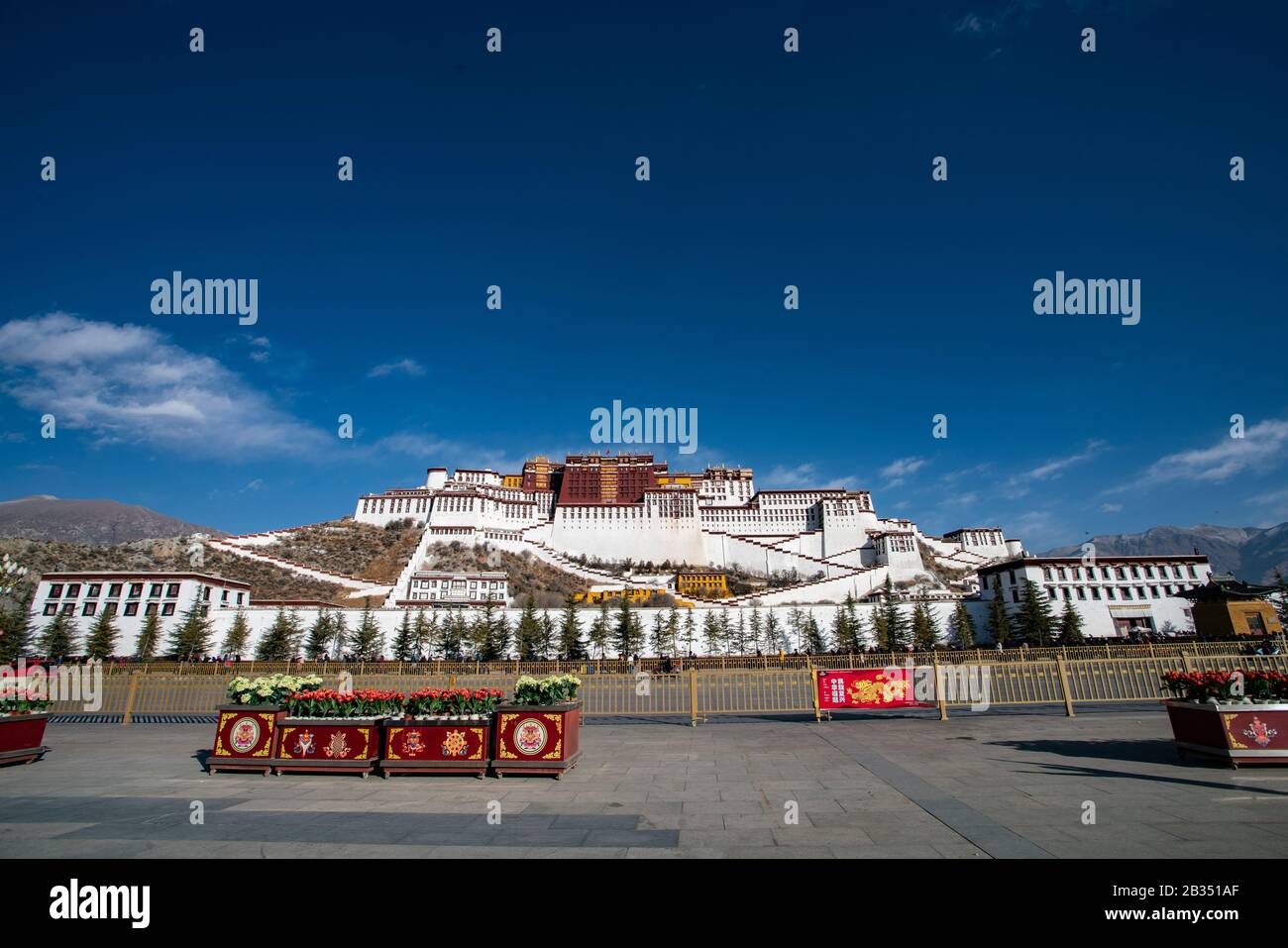 Der Potala Palast in Lhasa, Tibet，China Stockfoto