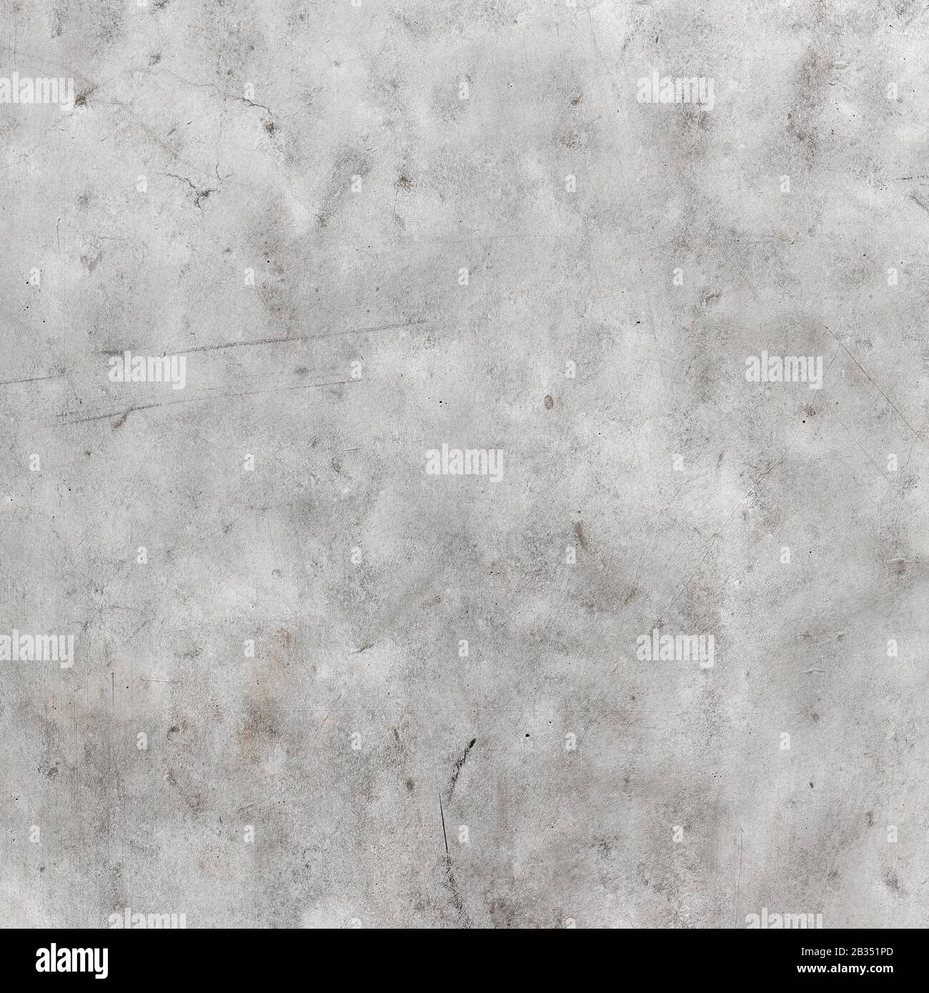 Weiß Lackierte Glatte Betonwand mit Gebrauchsspuren Stockfoto