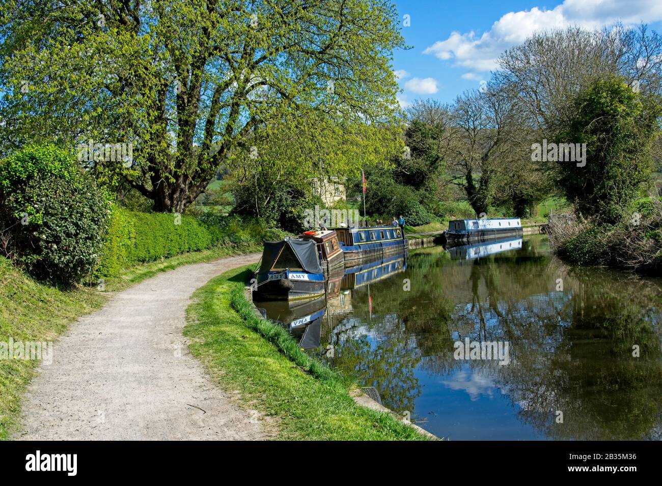 Kennet & Avon Canal Bathampton Somerset Stockfoto
