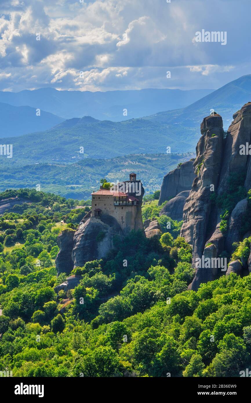 Klöster von Meteora, Griechenland Stockfoto