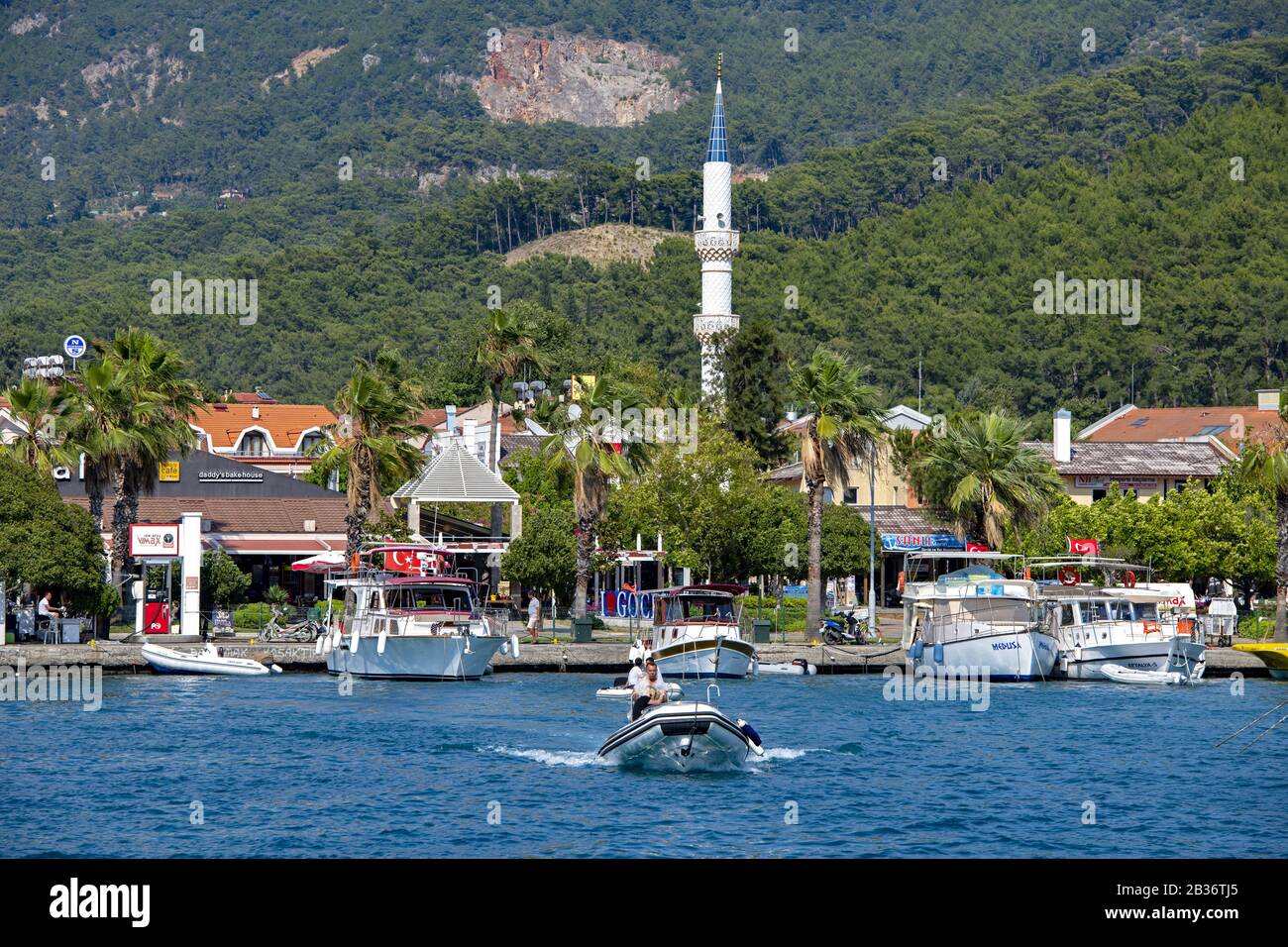 Türkei, Provinz Mugla, Fethiye Bay, Gocek Stockfoto