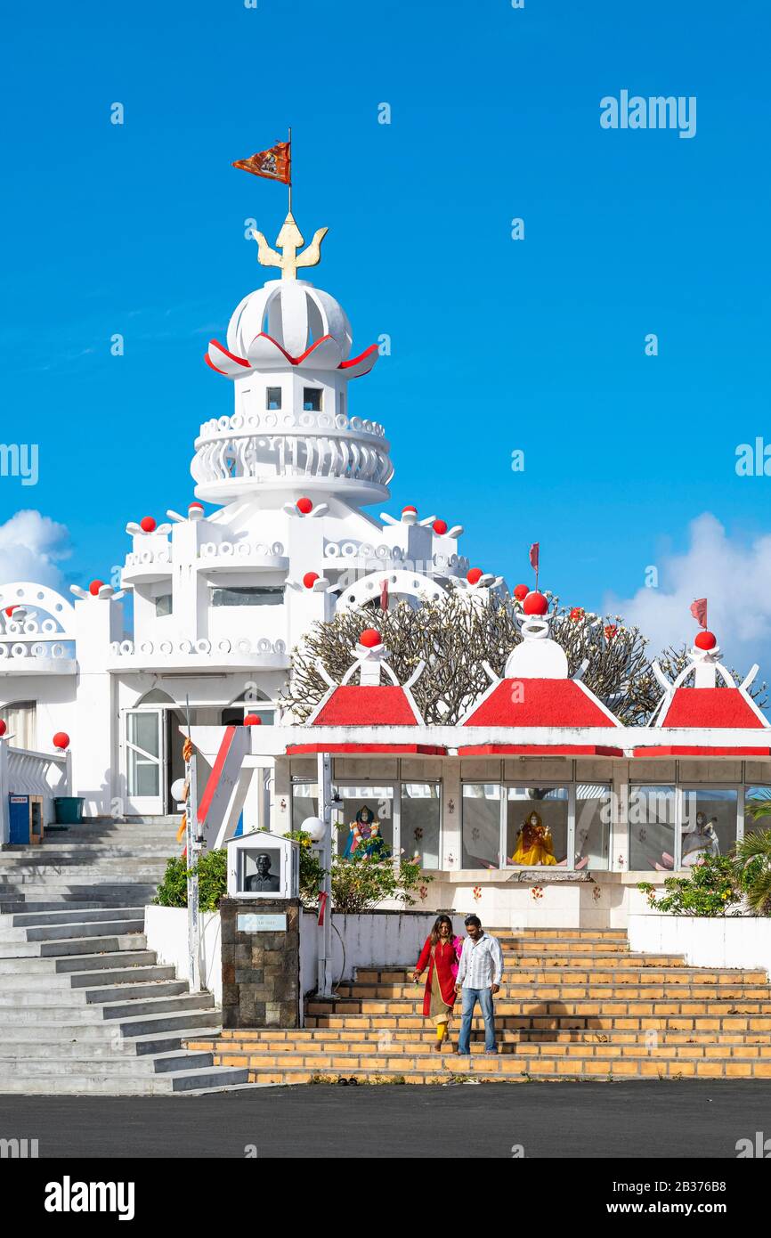 Mauritius, Flacq-Distrikt, Poste de Flacq, Sagar Shiv Mandir Hindu-Tempel Stockfoto