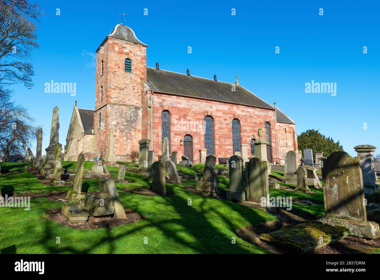 Prestonkirk Parish Church East Linton in East Lothian, Schottland, Großbritannien Stockfoto