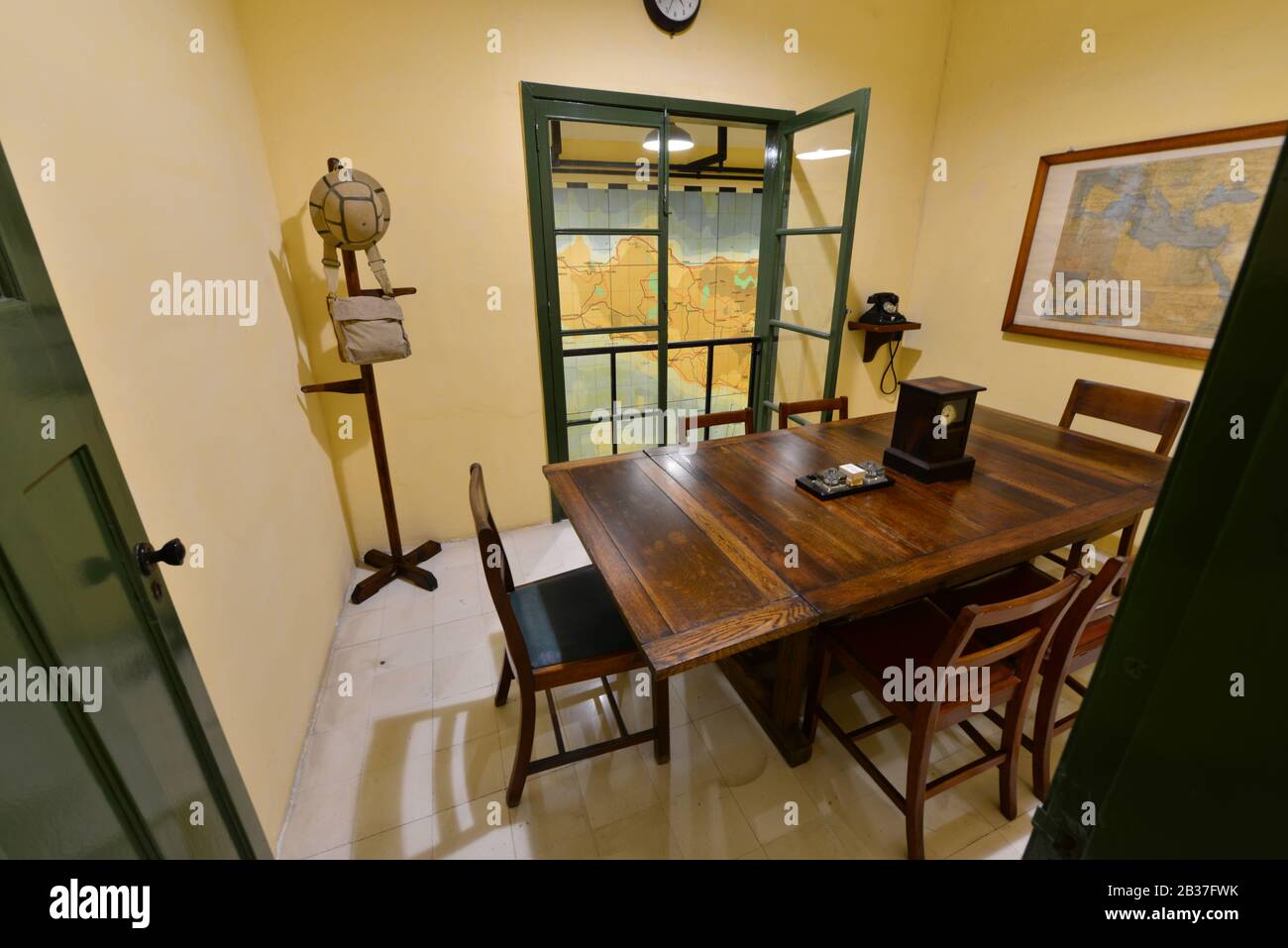 Lascaris war Rooms in Valletta, Malta. Stockfoto