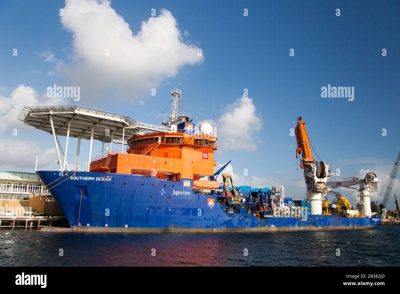 Versorgungsschiff Südlichen Ozean in Australien Stockfoto