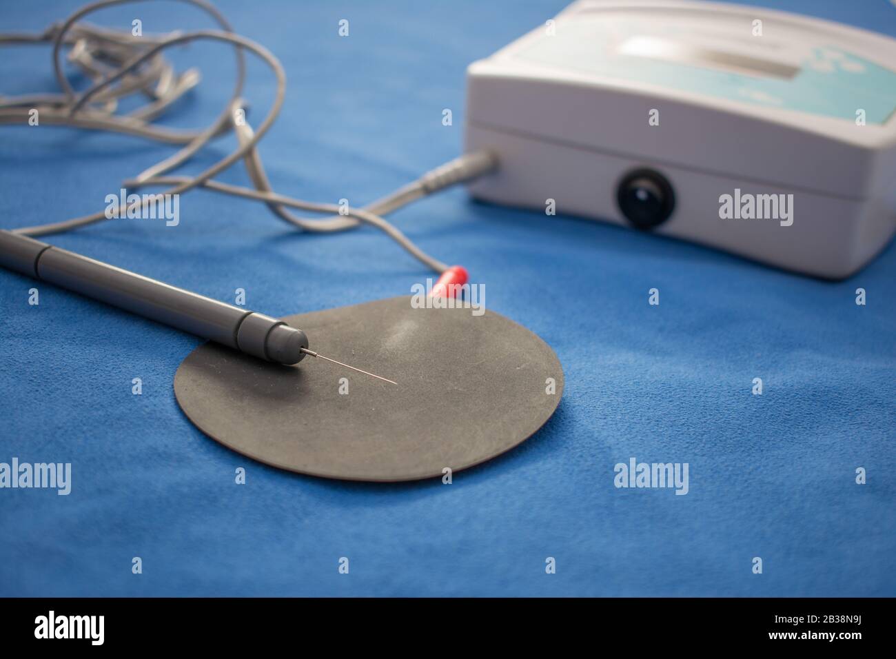 MEP, perkutane Mikroelektrolyse-Rehabilitation Stockfoto