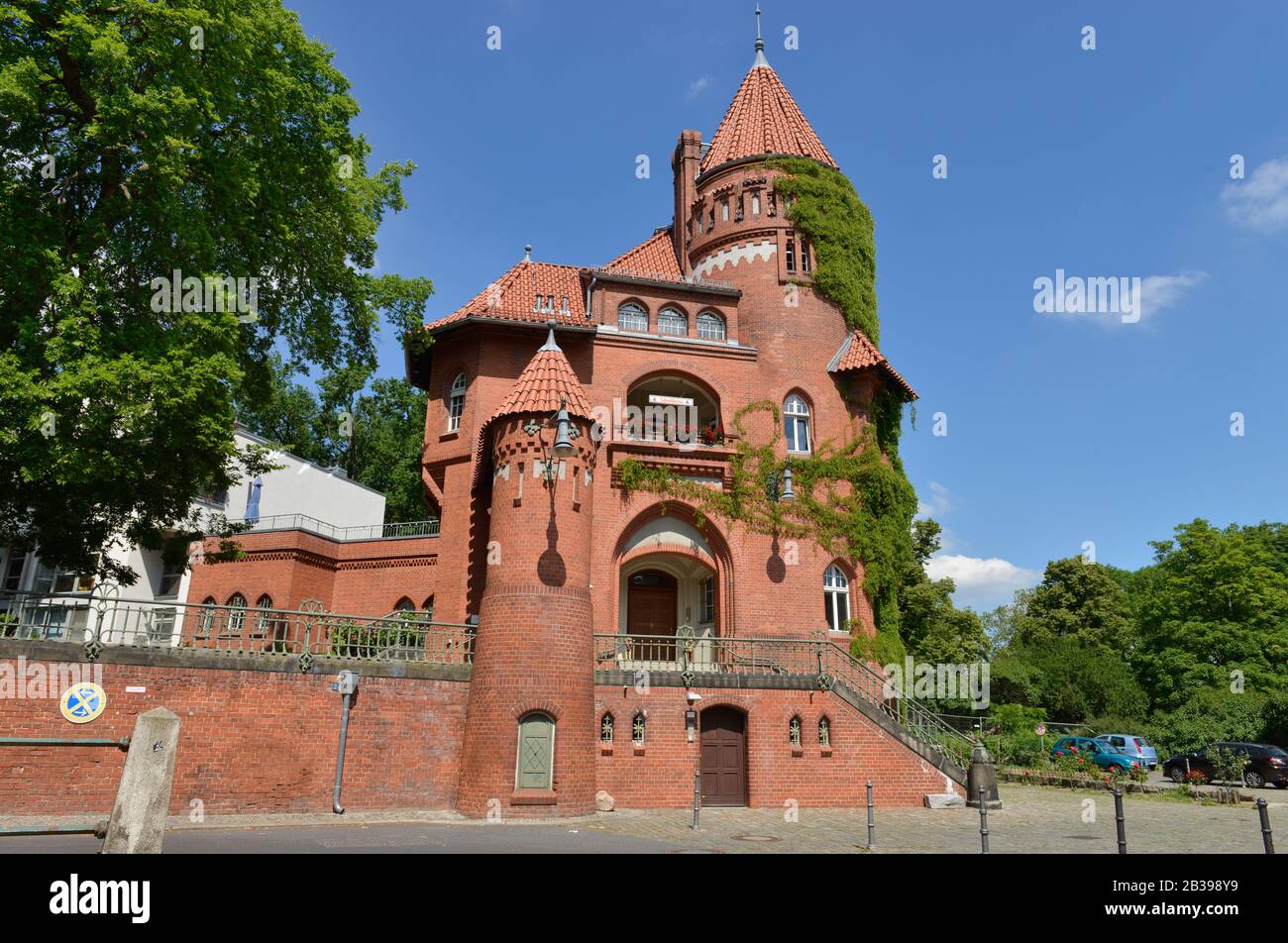 Sixtus-Villa, Viktoria-Quartier, Methfesselstrasse, Kreuzberg, Berlin, Deutschland Stockfoto