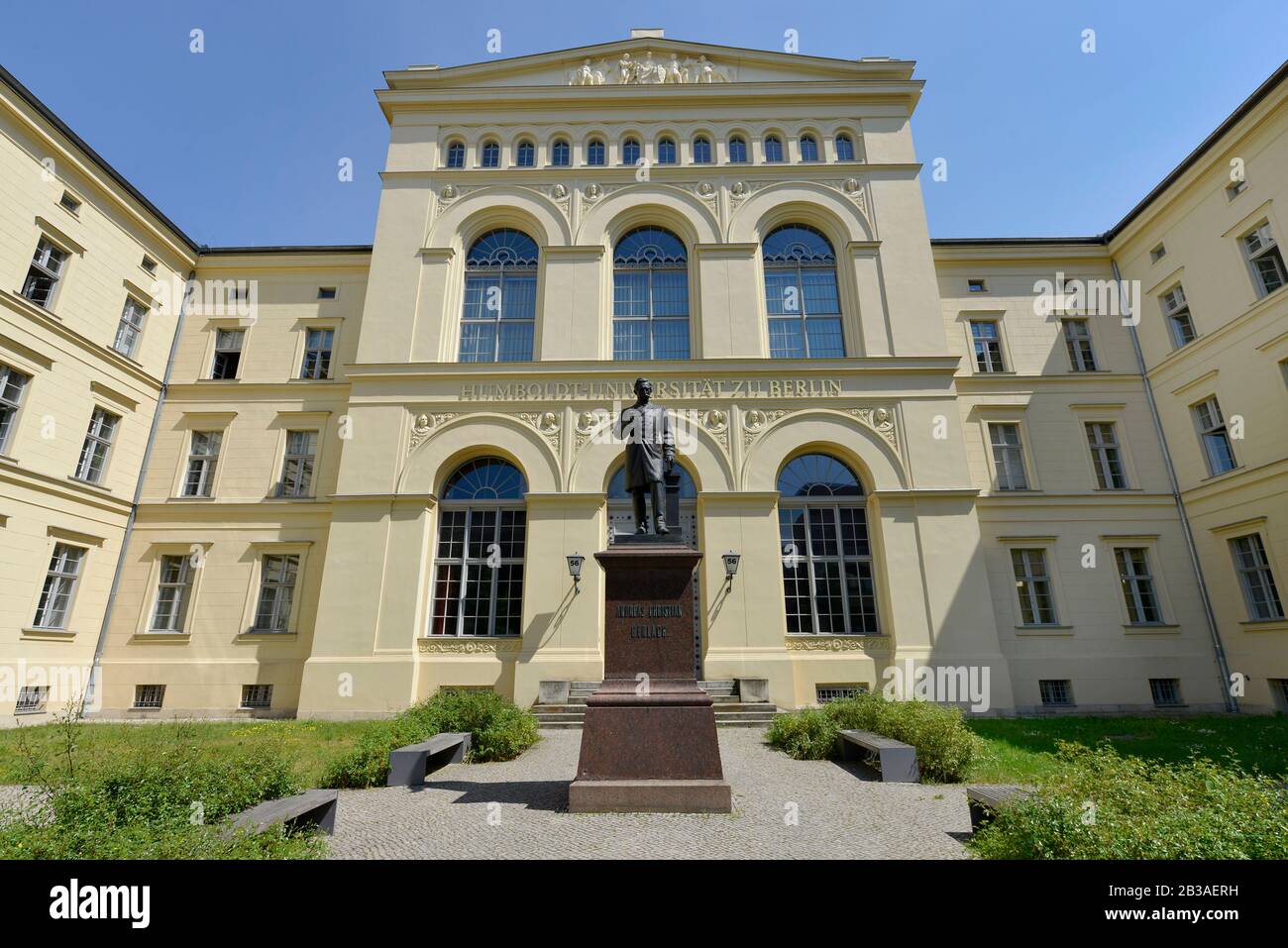 Graduiertenschule Von Humboldt, Luisenstraße, Mitte, Berlin, Deutschland Stockfoto