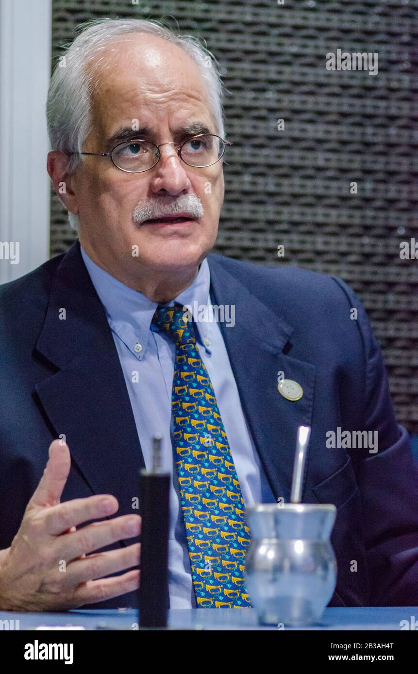 Der ehemalige Außenminister und derzeitige Senator der Argentinischen Nation, Jorge Taiana Stockfoto