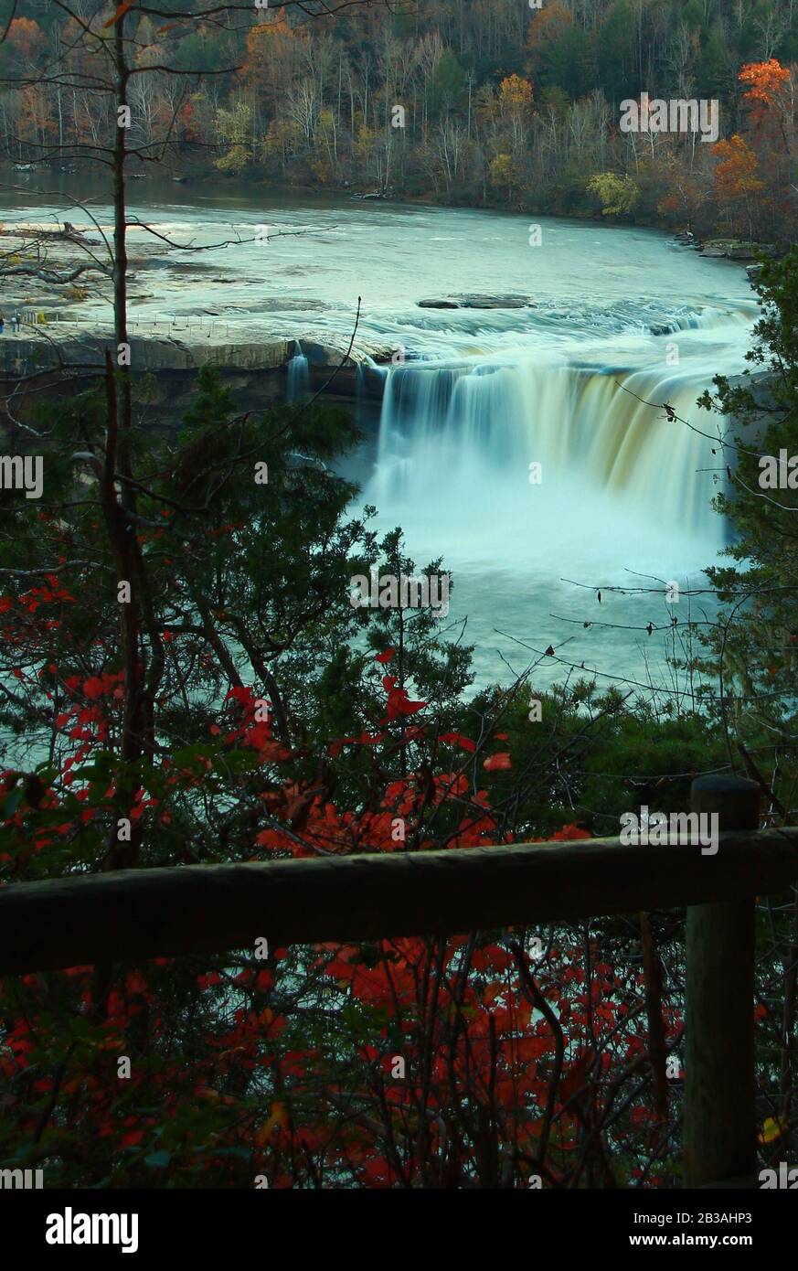 Cumberland fällt in Cumberland fällt im späten Herbst in Kentucky in den State Park Stockfoto