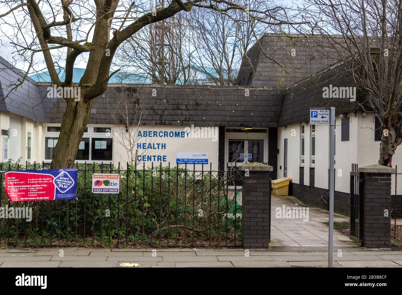 Abercromby Health Center, Grove Street, Liverpool Stockfoto Abercromby Health Center, Grove Street, Liverpool Stockfoto