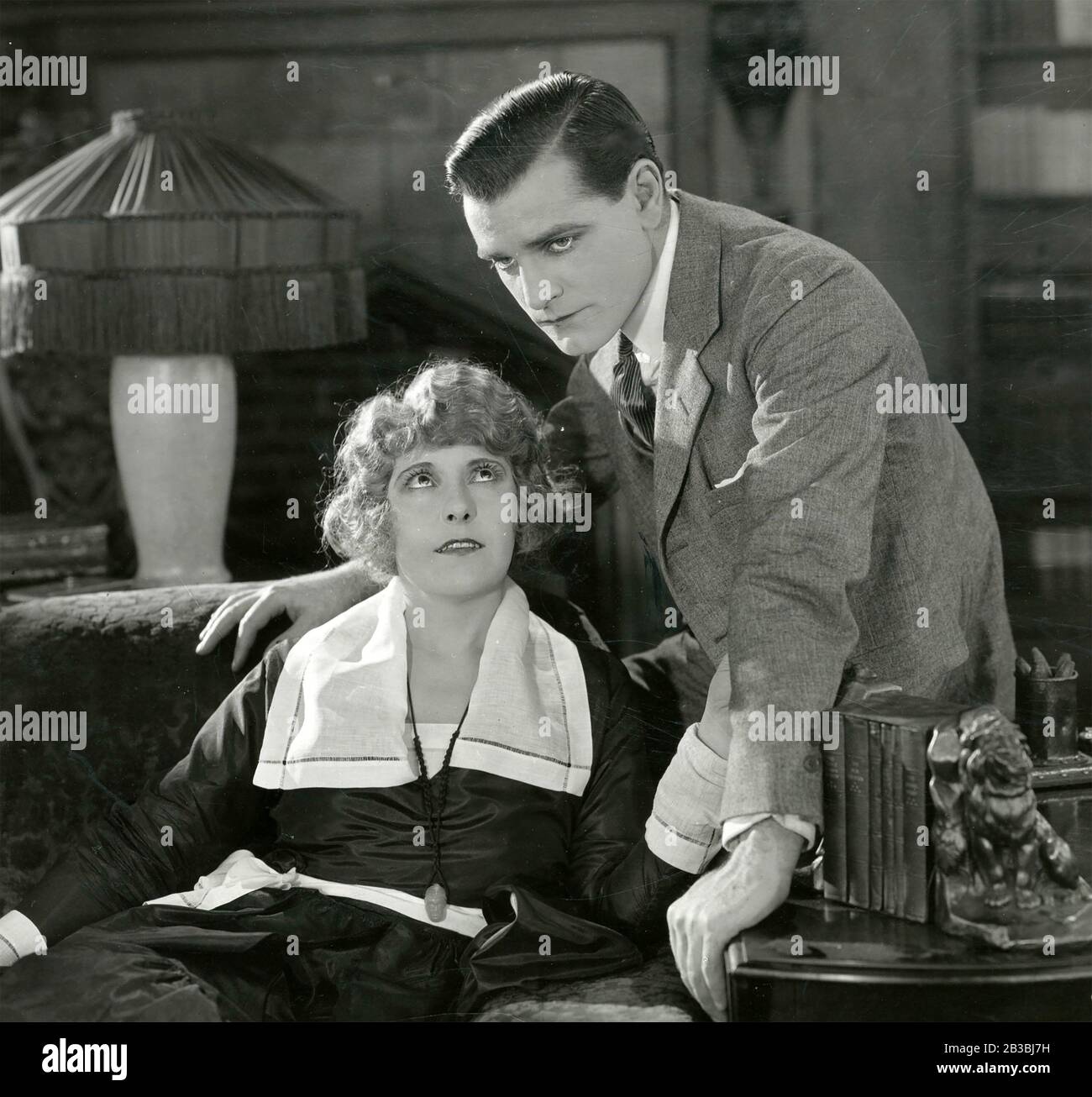 "Know YOUR MEN", Produktion der "Silent Fox Film Corporation" von 1921 mit Pearl White und Wilfred Lytell Stockfoto