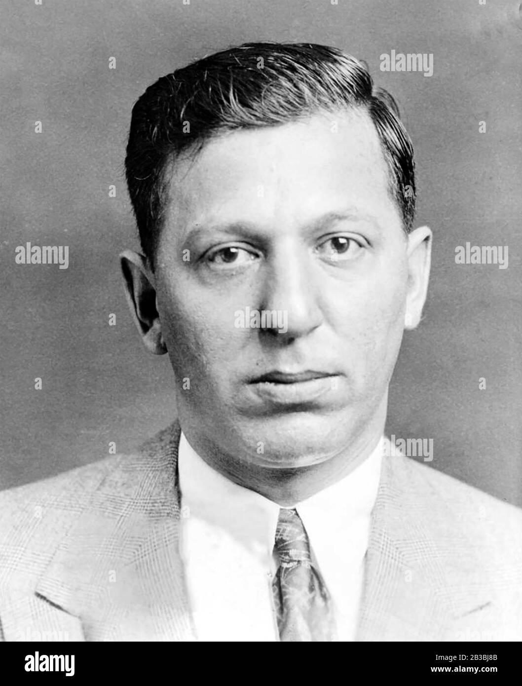 Lepke (Louis) BUCHALTER (1897-1944) amerikanischer Mobster und Chef des Mafia-Treffertrupps Murder, Inc Stockfoto