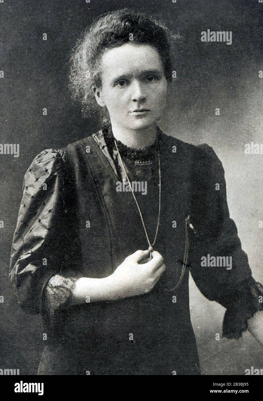 Marie CURIE (1860-1934) Polnisch-Französischer Physiker und Chemiker, die Pionierarbeit bei der Untersuchung von Radioaktivität geleistet hat Stockfoto