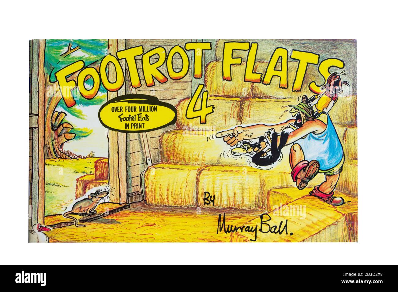 Footrot Flats Book.4. Von Murray Ball, Christchurch, Canterbury Region, Neuseeland Stockfoto