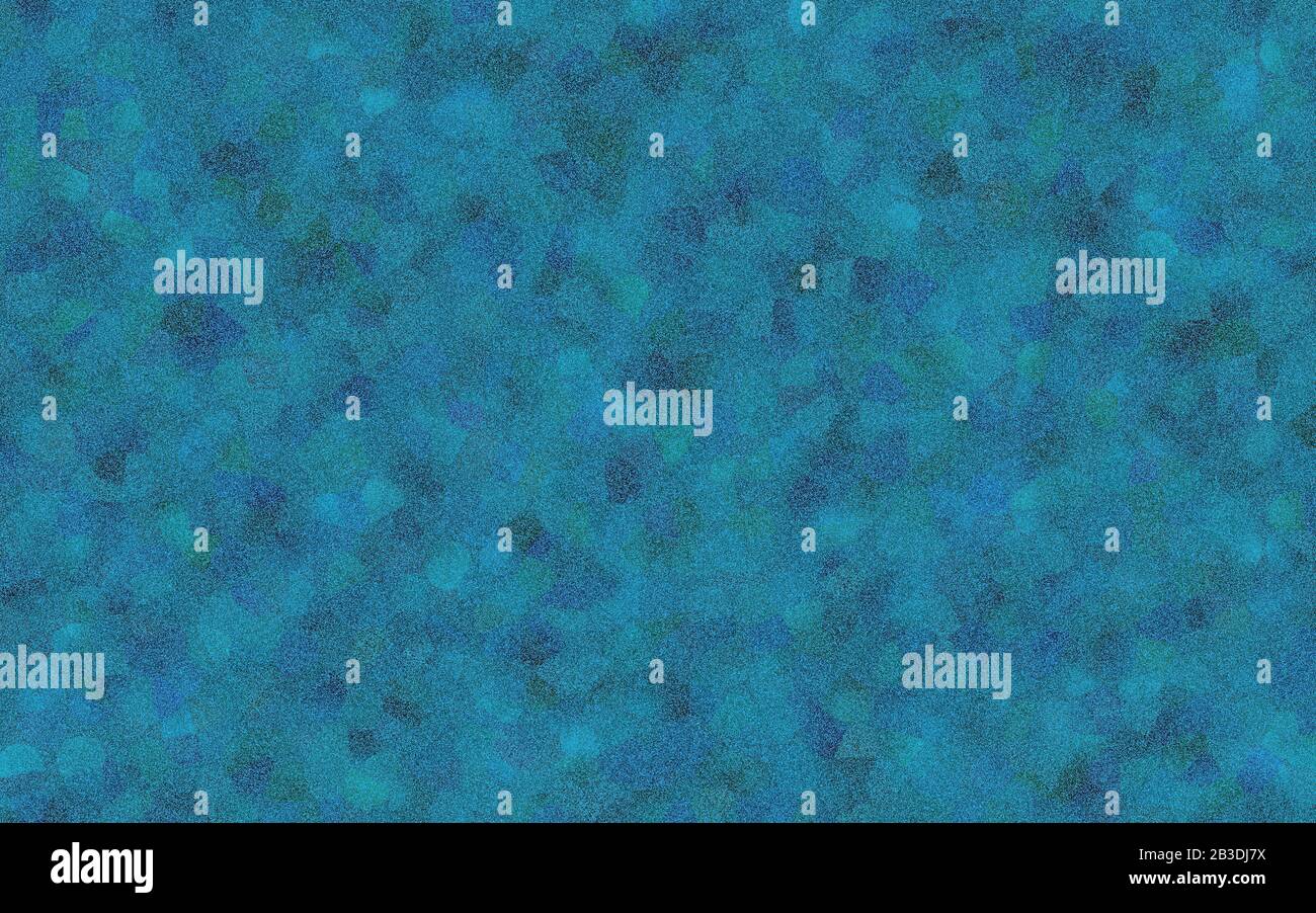 Abstrakter strukturierter Mosaikhintergrund in Blautönen Stockfoto