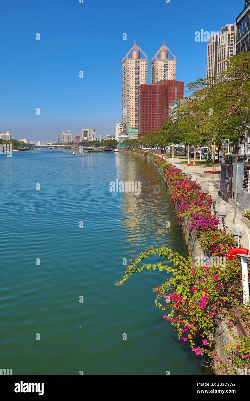 Love River, Kaohsiung City, Taiwan Stockfoto