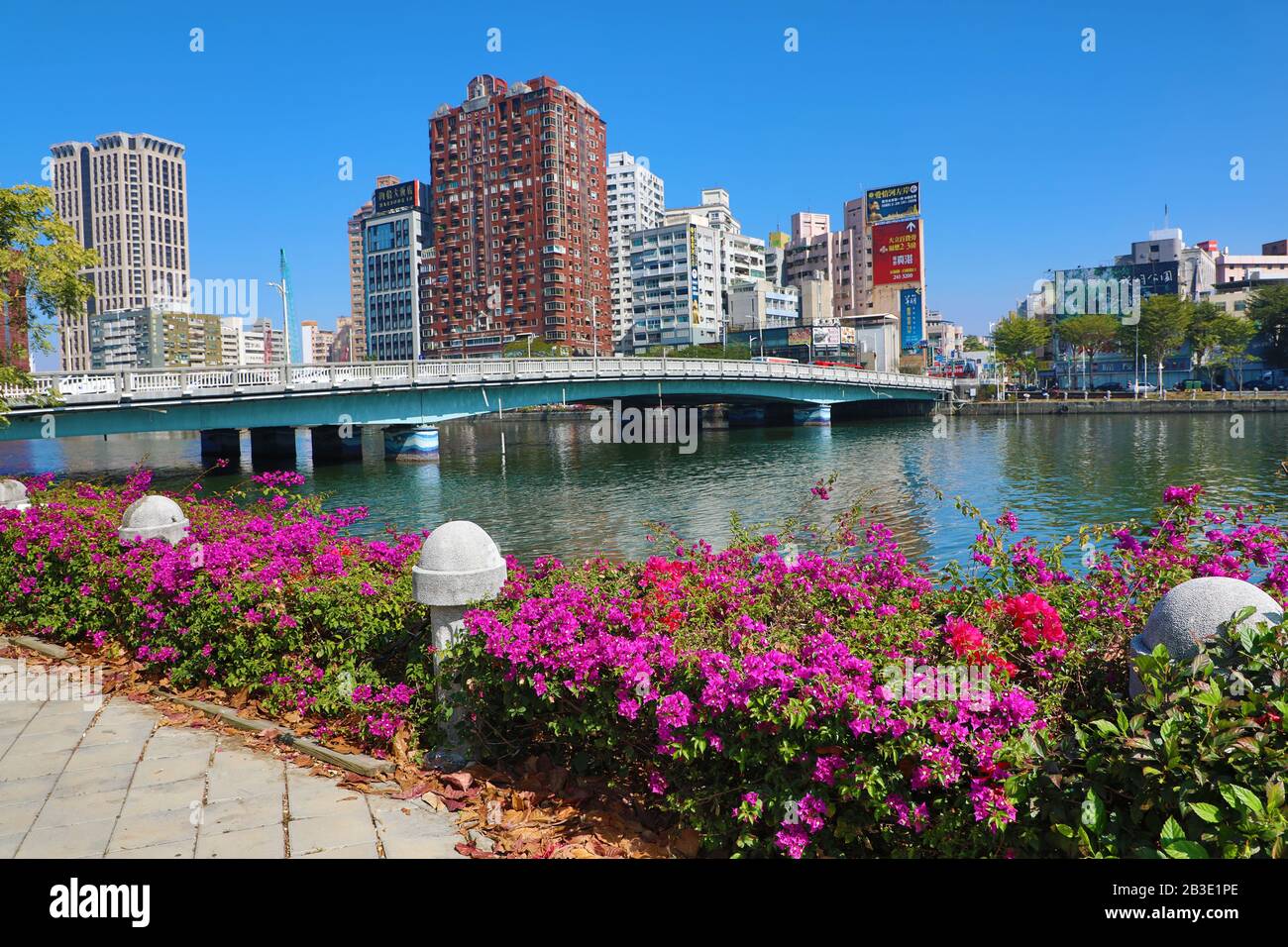Love River, Kaohsiung City, Taiwan Stockfoto