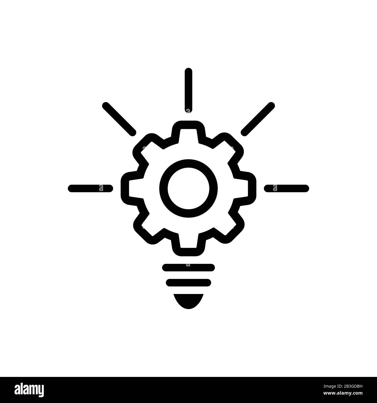 Symbol für die Inovation Stock Vektor