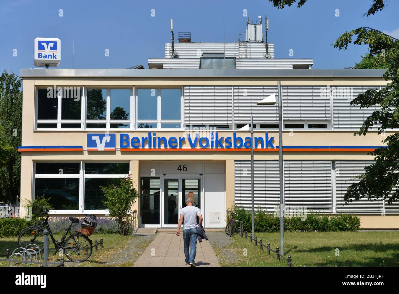 Berliner Volksbank, Schloßstraße, Steglitz, Steglitz-Zehlendorf, Berlin, Deutschland Stockfoto