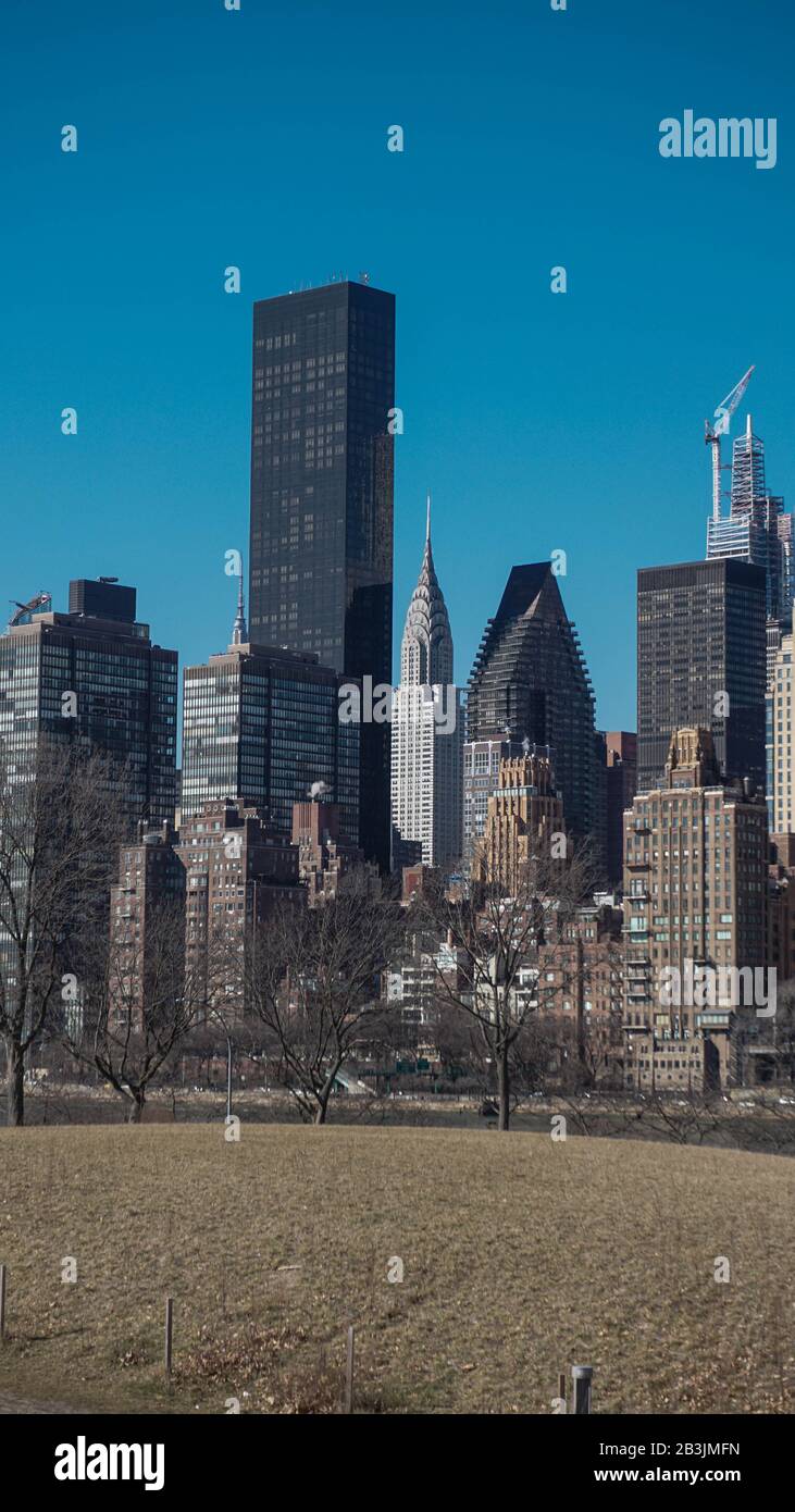Skyline von Manhatten Stockfoto