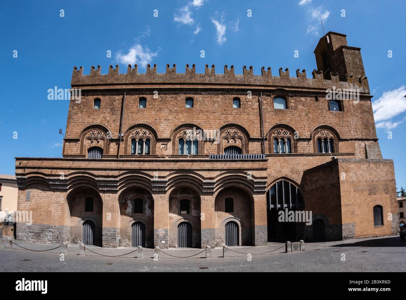 Italien, Umbrien, Orvieto, Palazzo del Popolo Stockfoto