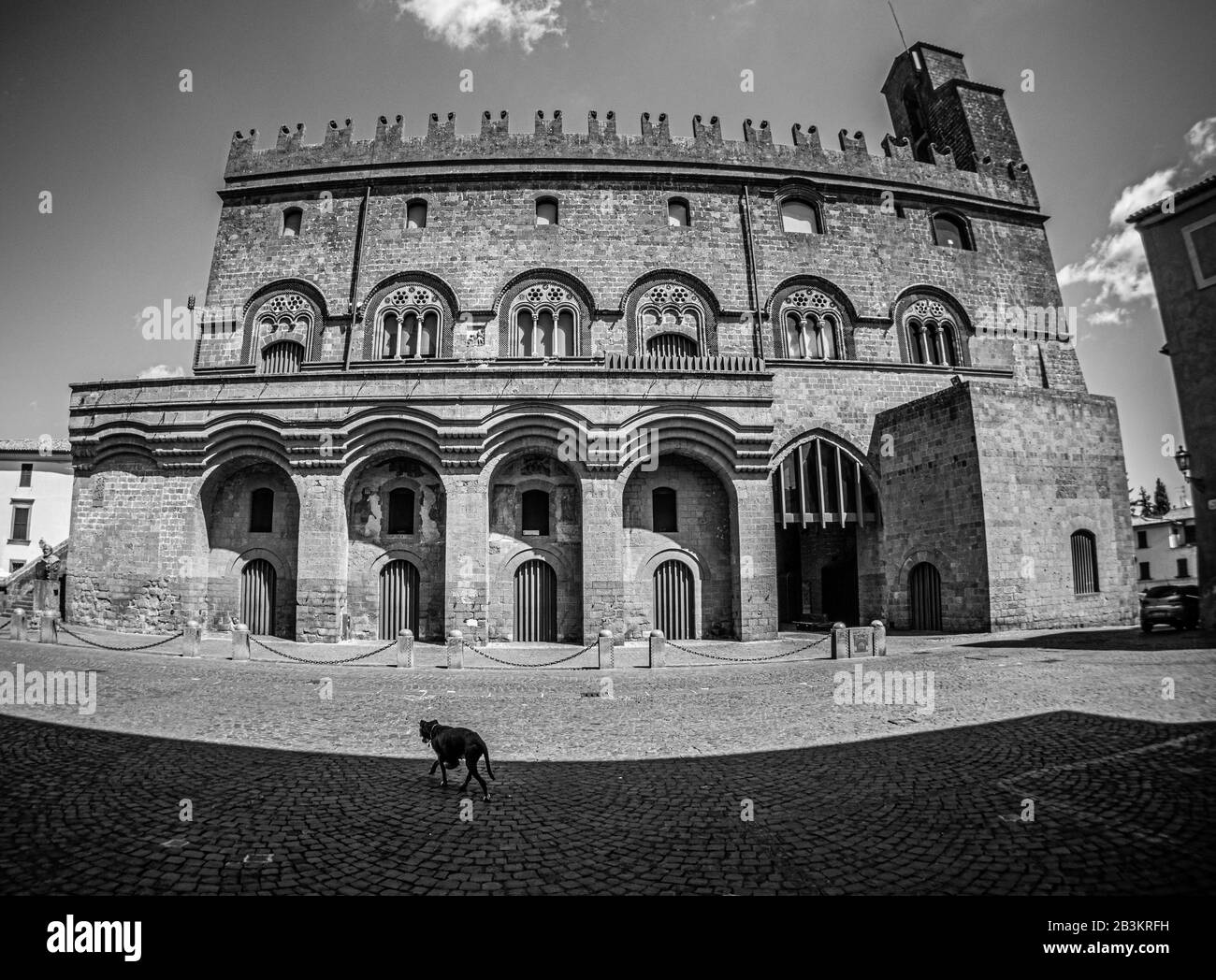 Italien, Umbrien, Orvieto, Palazzo del Popolo Stockfoto