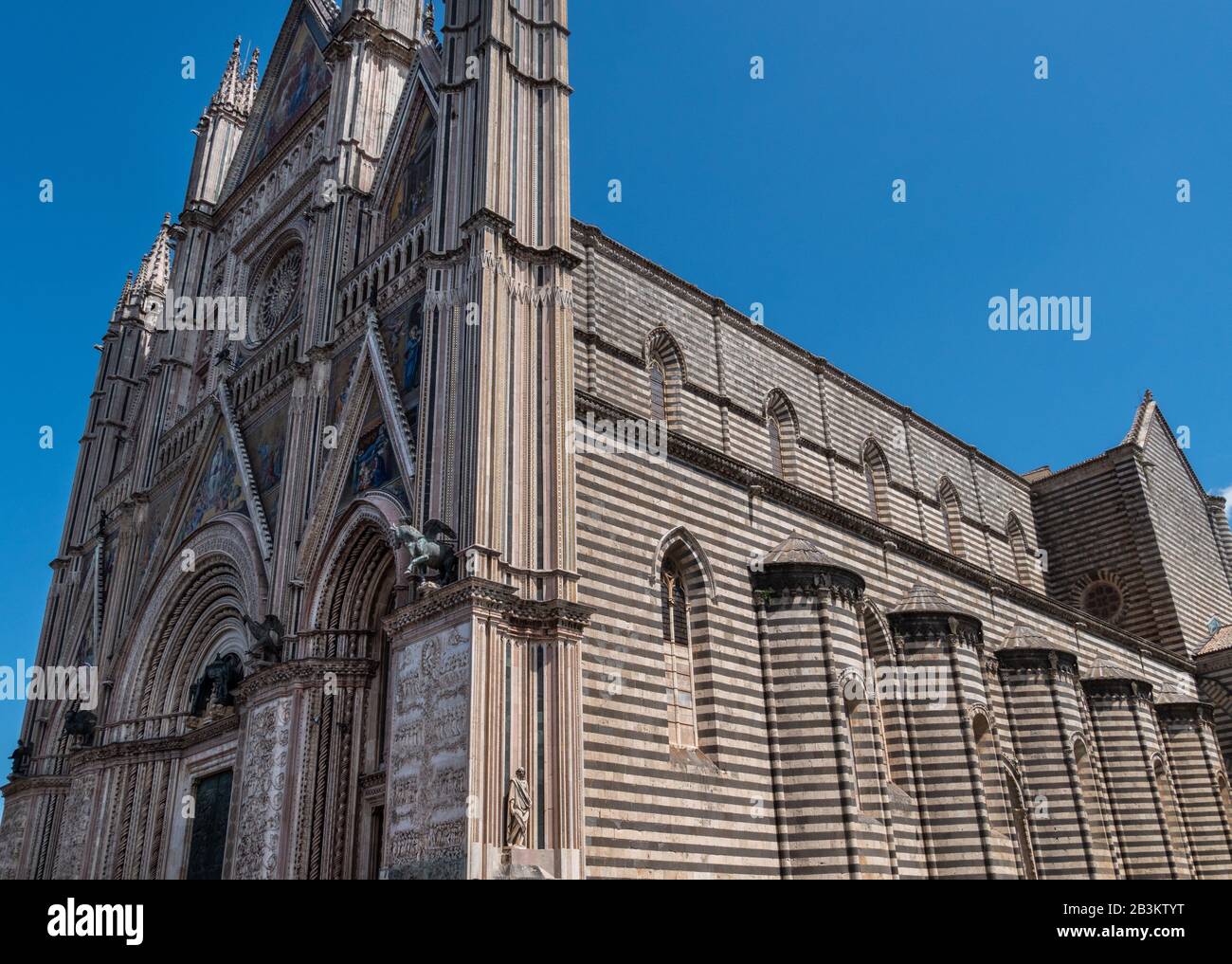 Italien, Umbrien, Orvieto, Kathedrale, Dom Santa Maria Assunta Stockfoto