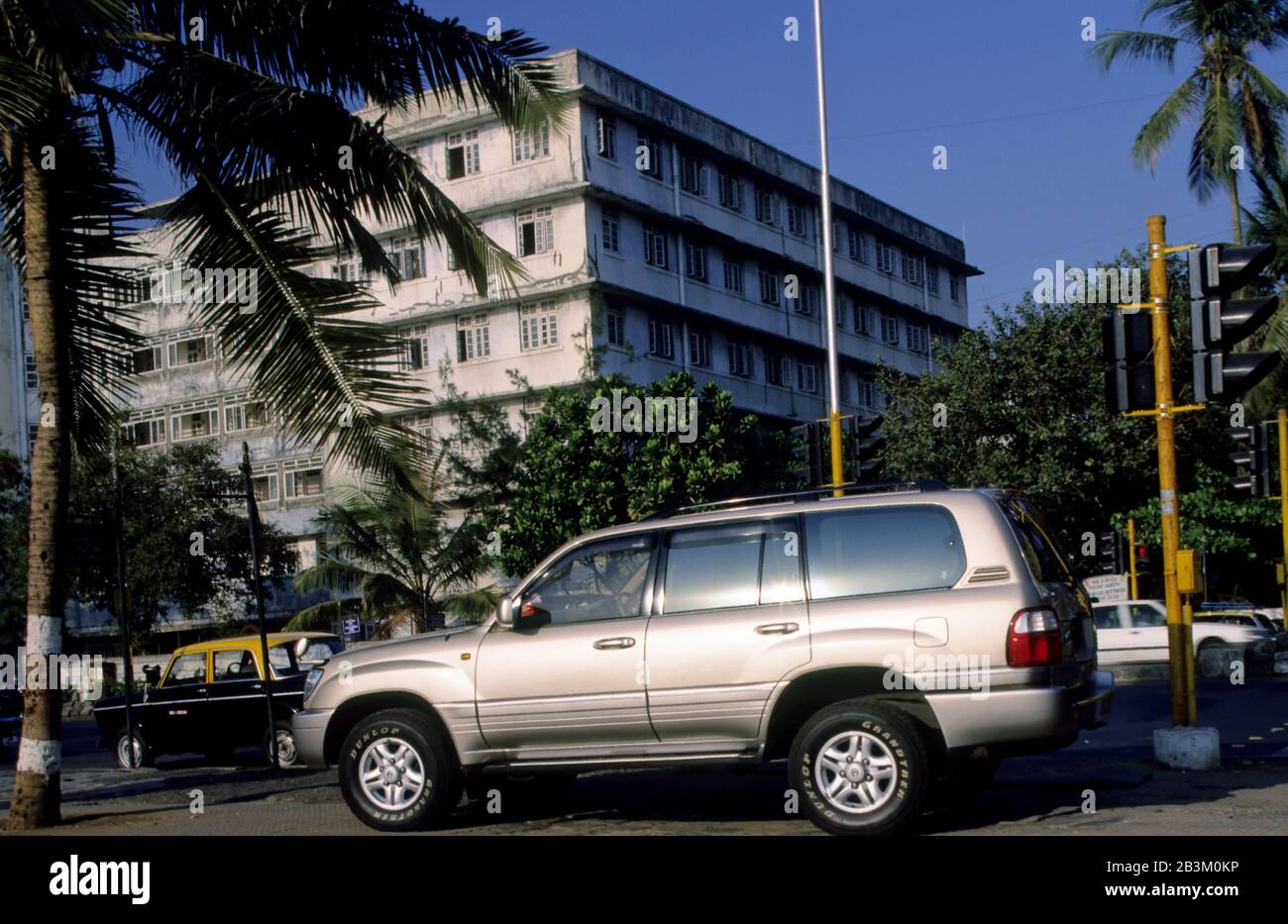 Auto auf Meeresfahrstraße in mumbai in maharashtra, Indien, Asien Stockfoto