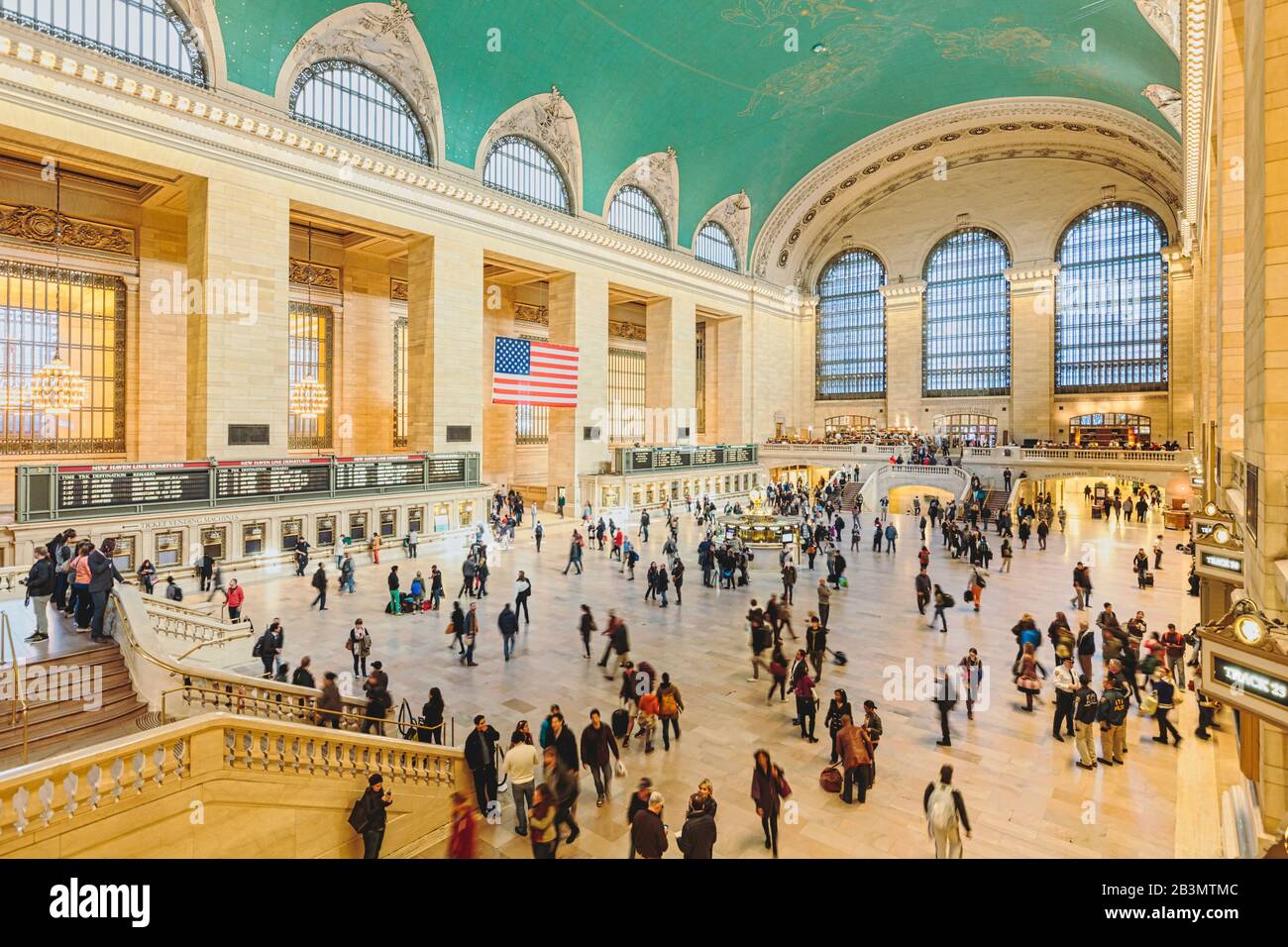 Hauptgericht am Grand Central Terminal, New York City, New York State, Vereinigte Staaten von Amerika. Das 1913 eröffnete Terminal ist als Nati bezeichnet Stockfoto