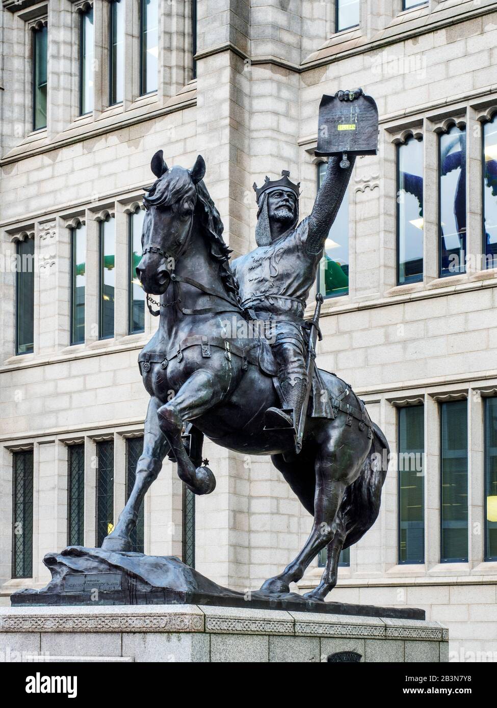 Robert Die Bruce Statue Aberdeen Stockfotos und bilder Kaufen Alamy
