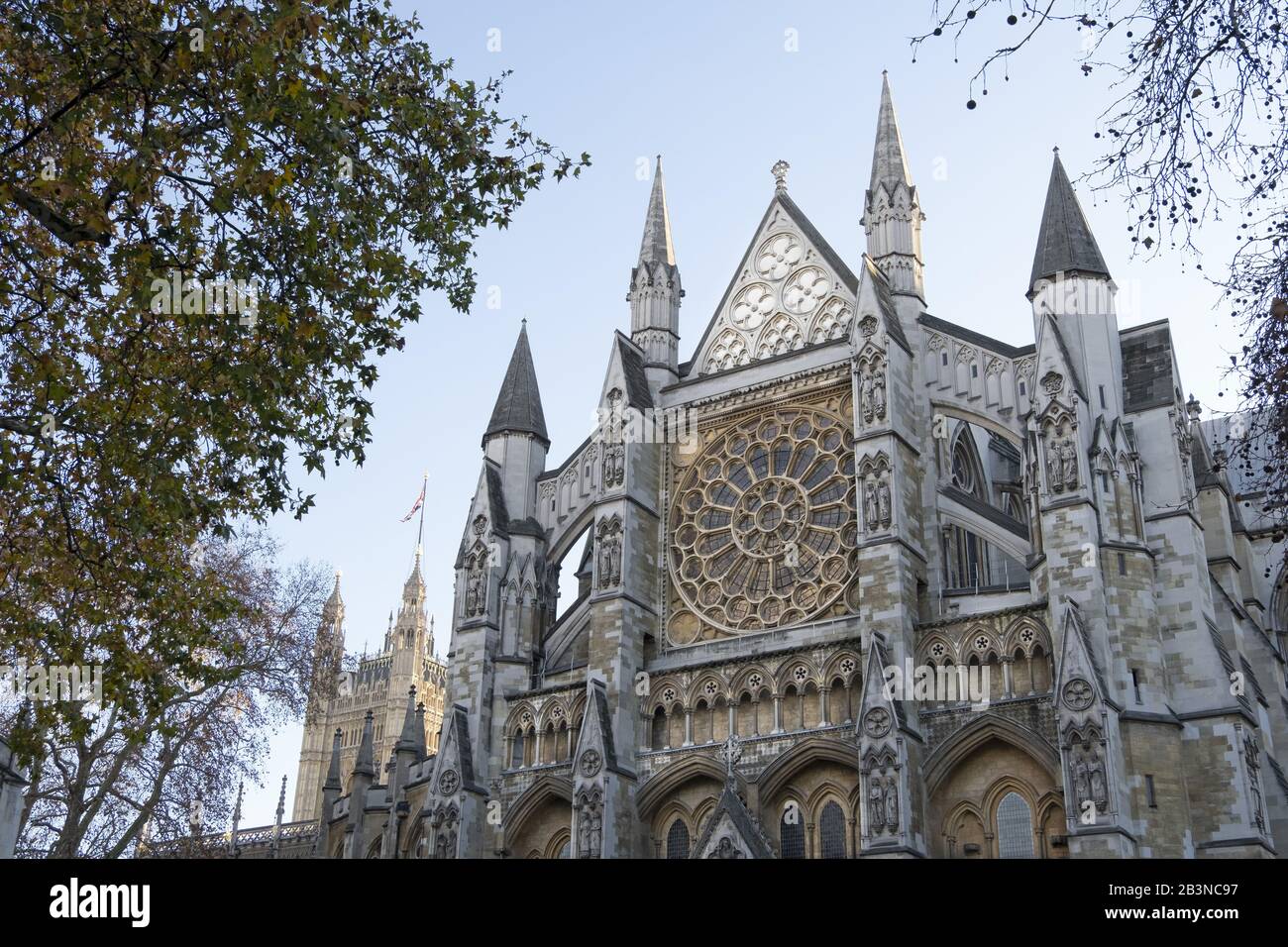 Die Frühenglische, gothische Nordtür der Westminster Abbey, UNESCO-Weltkulturerbe, London, England, Großbritannien, Europa Stockfoto