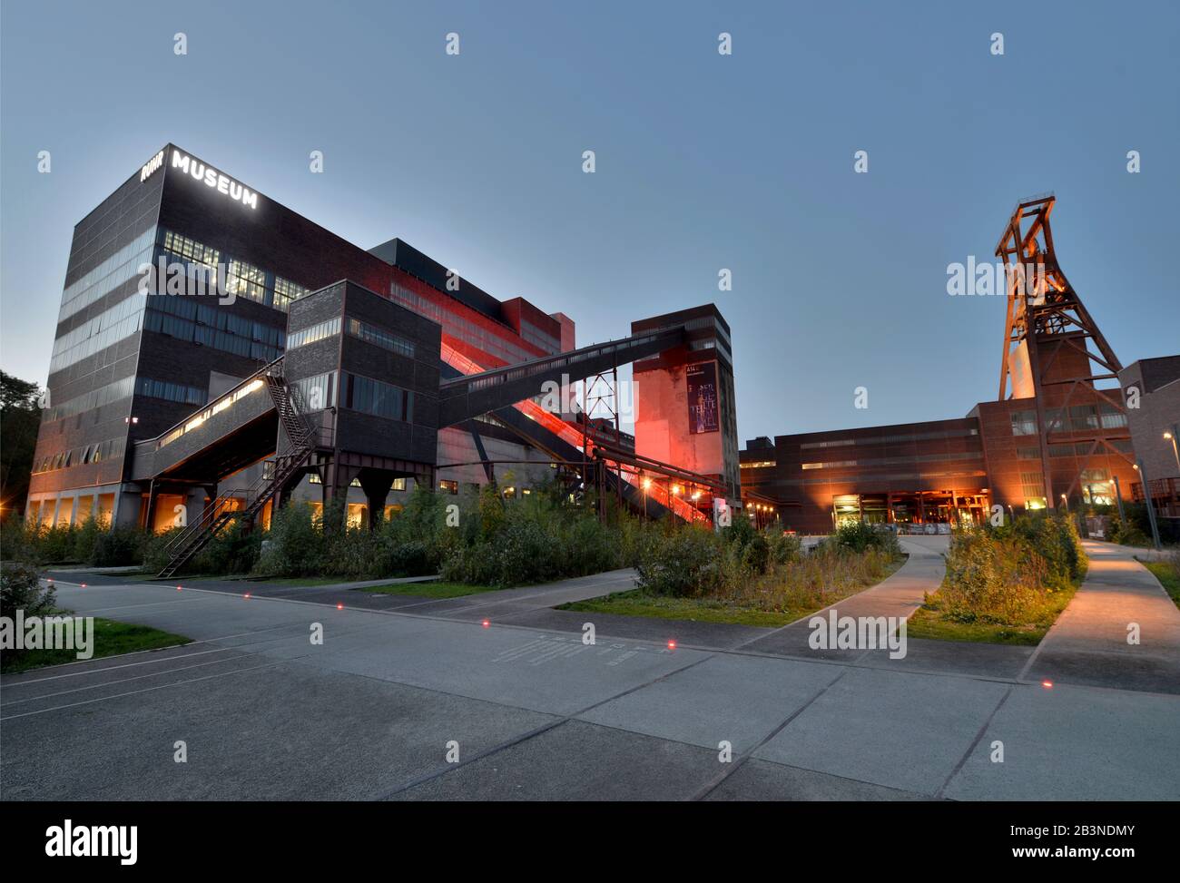 Ruhrmuseum, Kohlenwaesche, Zeche Zollverein, Essen, Nordrhein-Westfalen, Deutschland Stockfoto