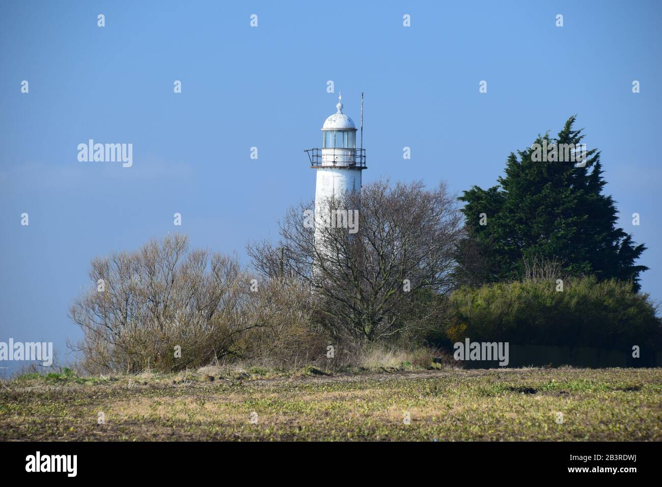 Das River Mersey Estuary North Shore im Hale Conservation Area Stockfoto