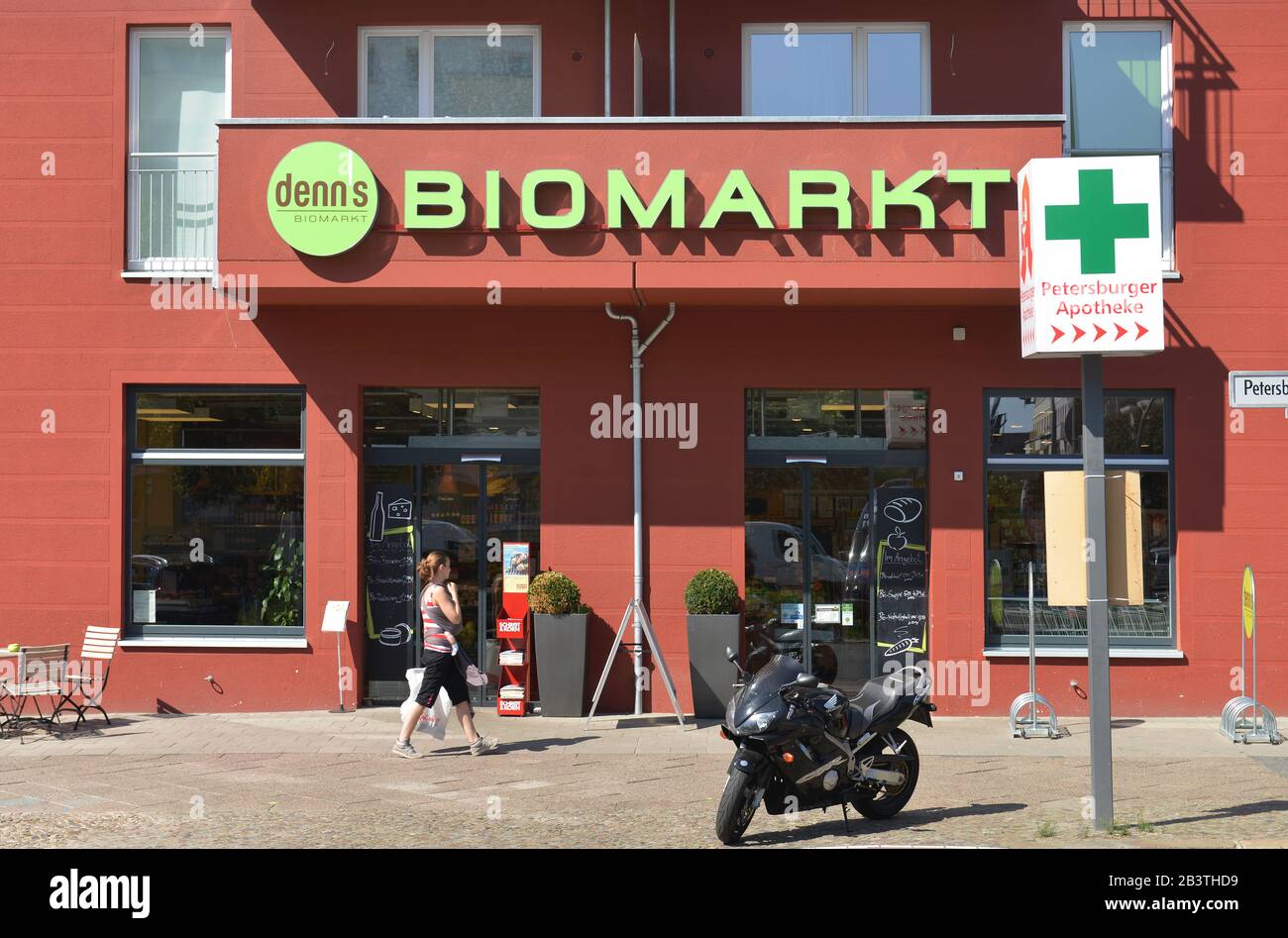 Denns Biomarkt, Petersberger Straße, Friedrichshain, Berlin Deutschland Stockfoto