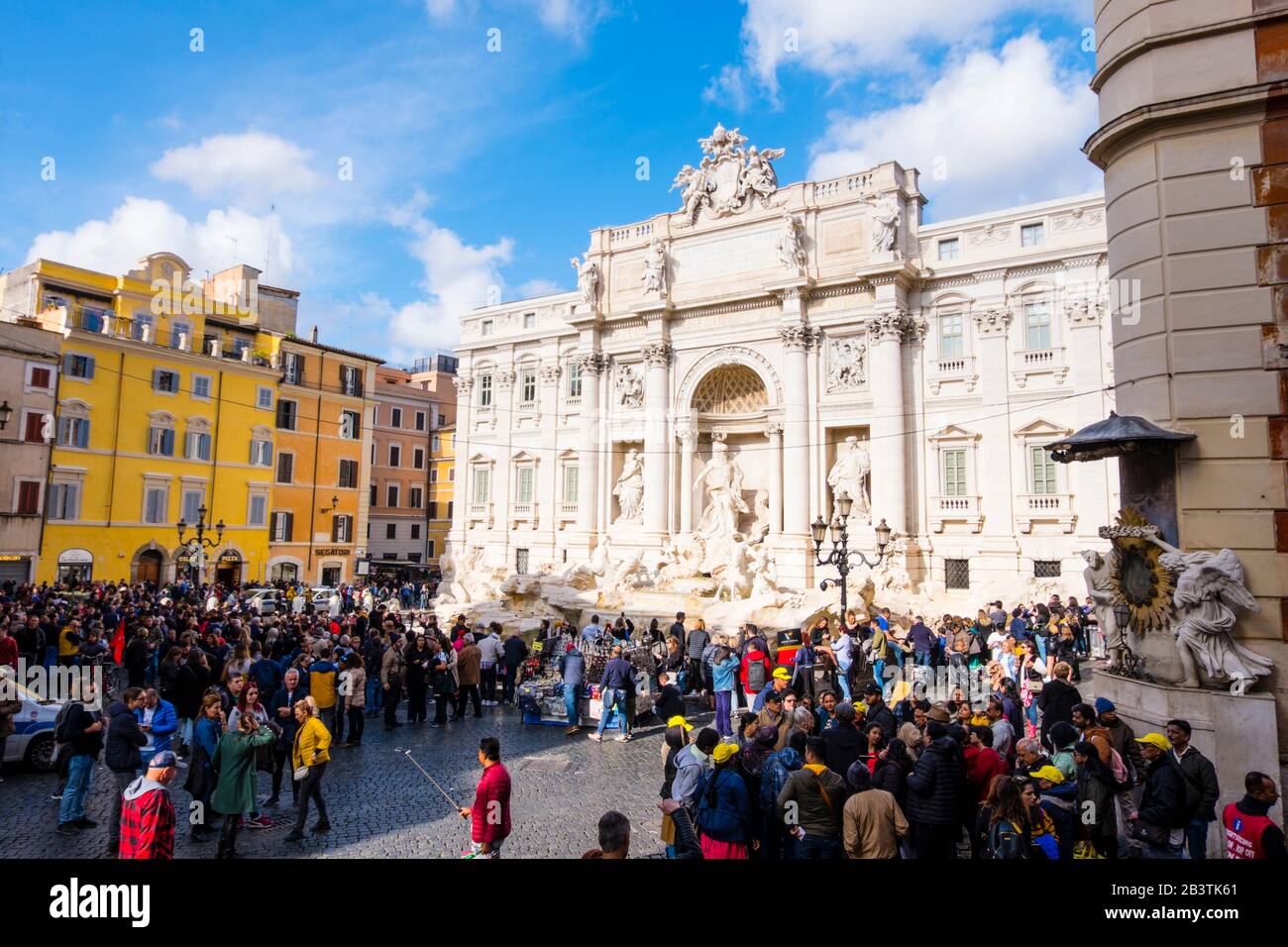 Fontana di Trevi, Trevi-Brunnen, Piazza di Trevi, centro storico, Rom, Italien Stockfoto